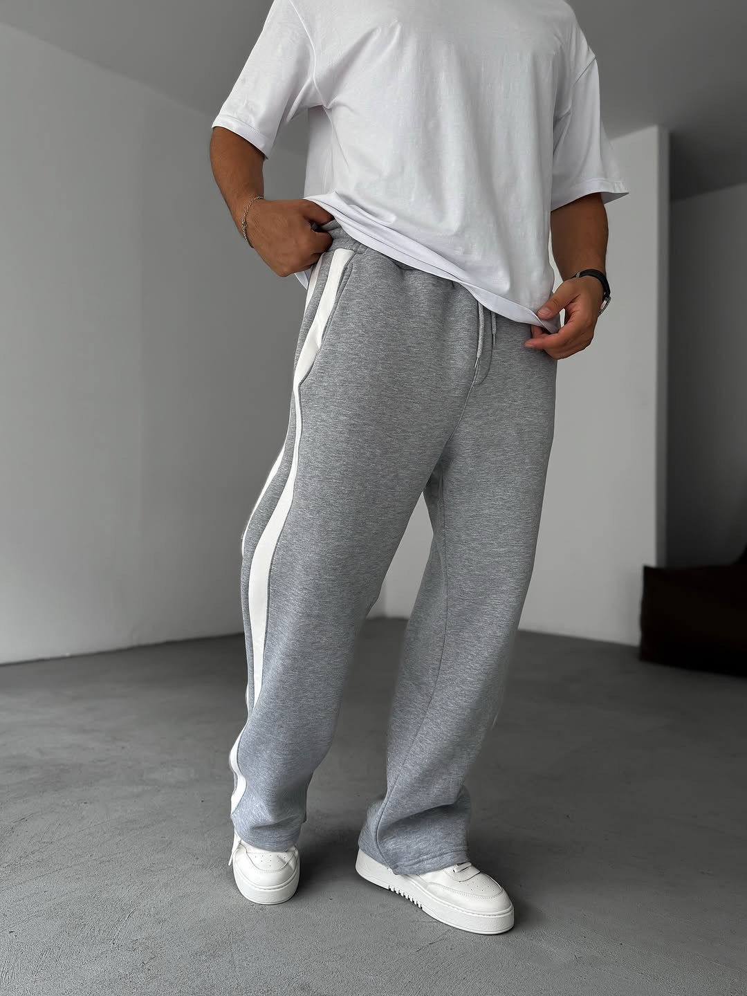 Track Wide Leg Sweatpants