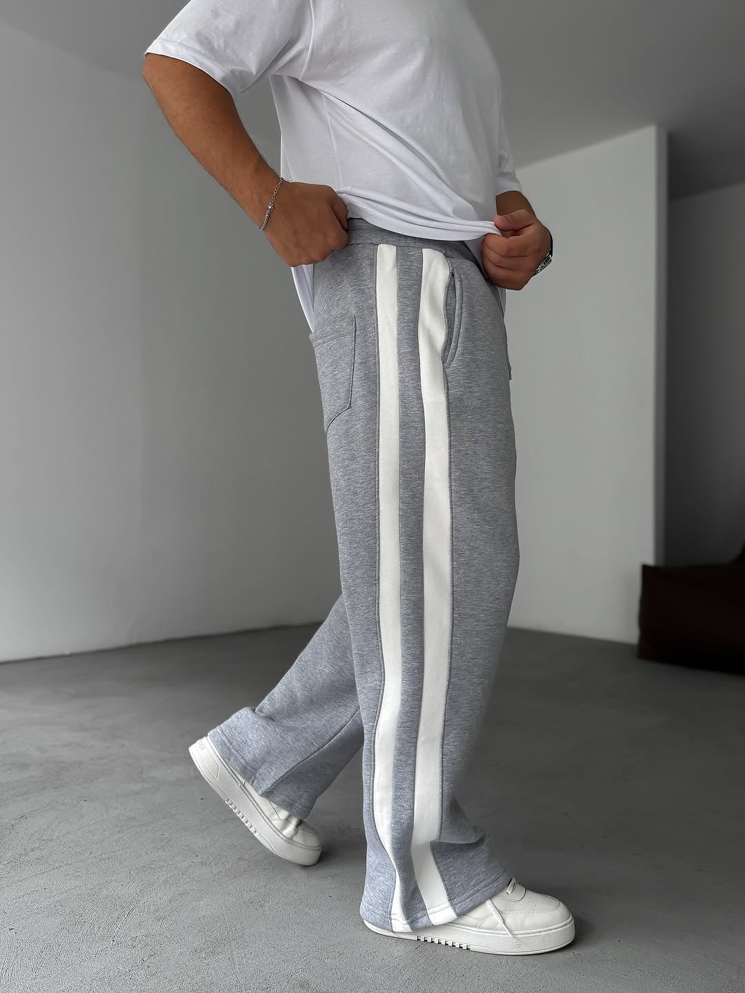 Track Wide Leg Sweatpants